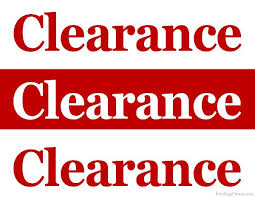 Printable Clearance Sale Sign | Clearance sale sign, For sale sign, Retail  & sale signs